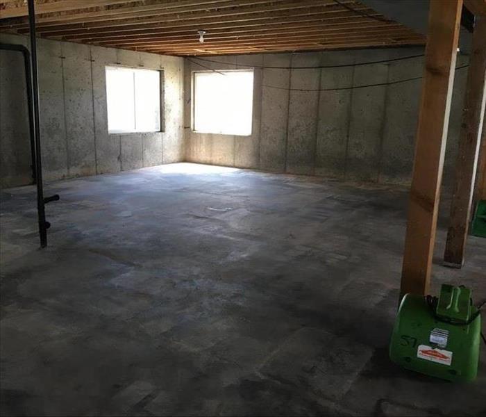 Cleaned Basement after Mold Damage